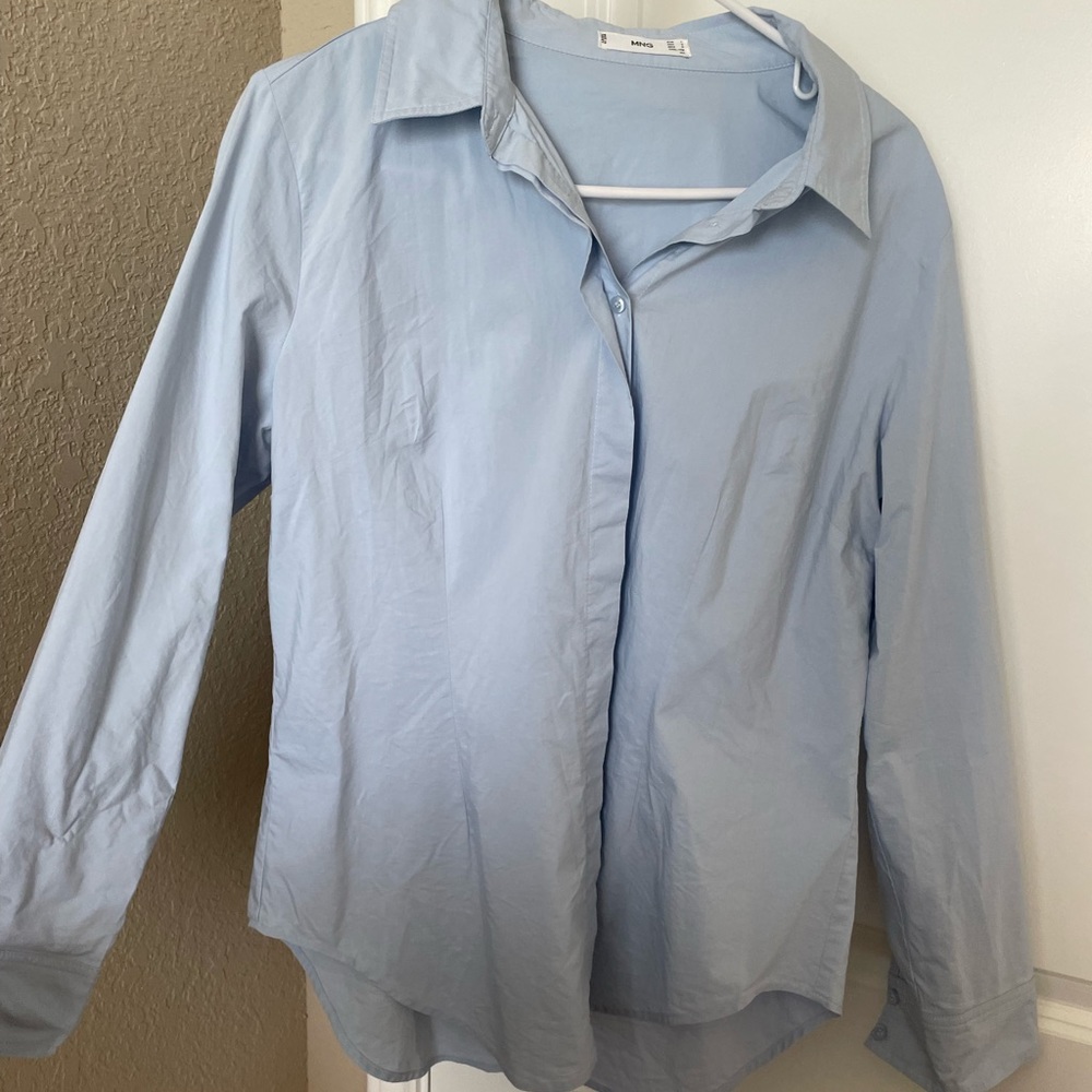 Mango button down top